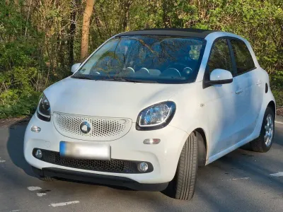 Brugt Smart ForFour Passion 71 HK (52 kW) 2015 Hvid Hatchback