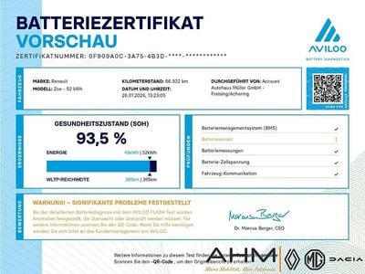 Blau Gebraucht 2021 Renault Zoe Experience Kleinwagen | 14.990 € (Etwas zu teuer)