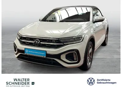 Gebraucht VW T-Roc Cabriolet R-line 150 PS (110 kW) 2025 Pure white Cabrio