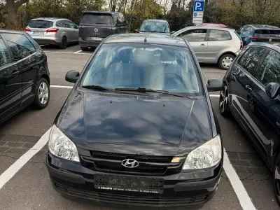 Gebraucht Hyundai Getz 2008 Schwarz Kleinwagen