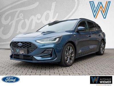 Gebraucht Ford Focus ST-Line X 125 PS (91 kW) 2023 Chrome blue Kombi