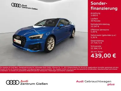 Gebraucht Audi A5 Sportback Ambiente 265 PS (194 kW) 2022 Individuallackierungen arablau (metallic) Kleinwagen