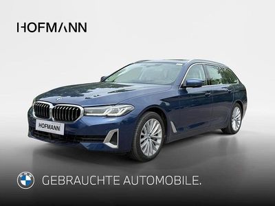 Gebraucht BMW 530 Luxury Line 286 PS (210 kW) 2021 Phytonicblau metallic Kombi