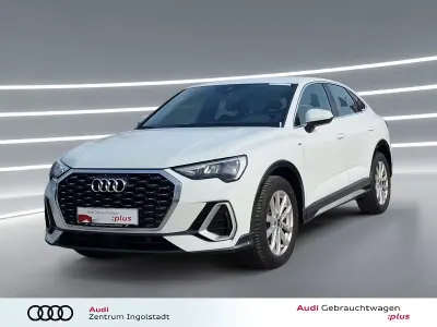 Gebraucht Audi Q3 Sportback S-Line 150 PS (110 kW) 2025 Gletscherweiß metallic SUV