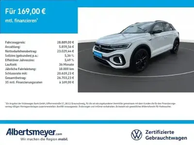 Gebraucht VW T-Roc R-line 190 PS (139 kW) 2023 Weiß SUV