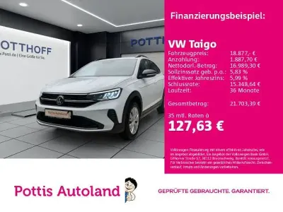 Gebraucht VW Taigo Goal 116 PS (85 kW) 2025 Weiss SUV