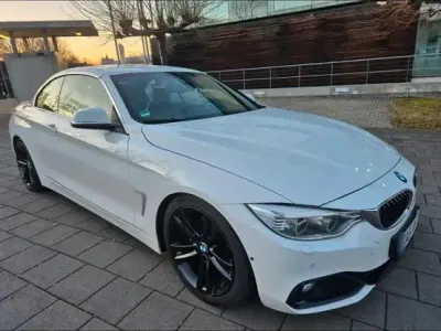 Gebraucht BMW 420 Cabriolet Sport Line 190 PS (139 kW) 2014 Weiß Cabrio
