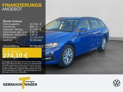 Energyblau Gebraucht 2023 Skoda Octavia Ambition Kombi | 21.870 € (Superpreis)