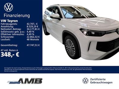 Second-hand VW Tayron Life 150 CP (110 kW) 2025 Alb SUV