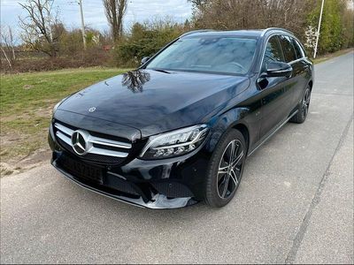 Usata Mercedes C300e Avantgarde 306 CV (225 kW) 2020 Nero Station wagon