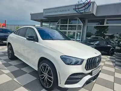 Gebraucht Mercedes GLE400 AMG line Plus 330 PS (242 kW) 2021 Weiß Coupé