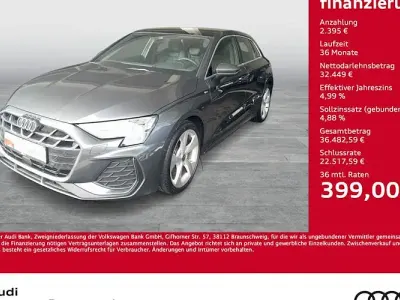 Brugt Audi A3 S-Line 150 HK (110 kW) 2025 Grå Sedan