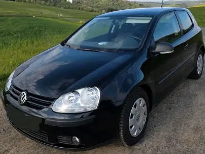 Gebraucht VW Golf VI Trendline 80 PS (58 kW) 2008 Schwarz Kleinwagen
