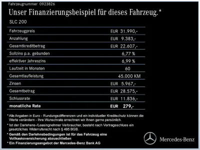 Gebraucht Mercedes SLC200