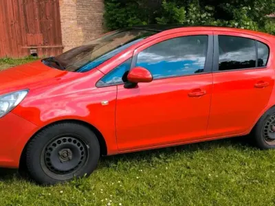 Gebraucht Opel Corsa 80 PS (58 kW) 2009 Rot Kleinwagen