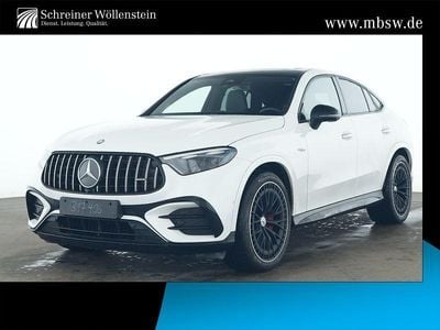 Gebraucht Mercedes GLC43 AMG AMG 421 PS (309 kW) 2024 Weiss manufaktur lack manufaktur opalithweiß bright Coupé