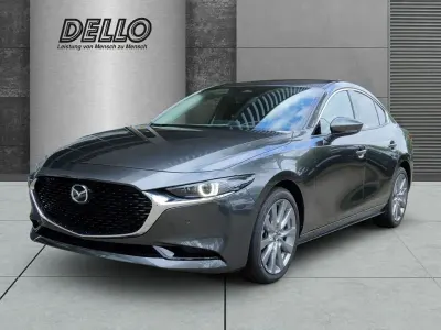 Neu Mazda 3 Exclusive-Line 140 PS (102 kW) 2025 Machine gray Limousine