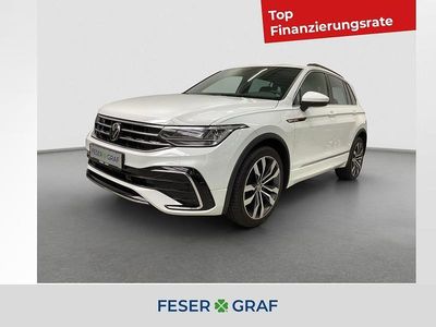Pure white Gebraucht 2023 VW Tiguan R-line SUV | 33.490 € (Guter Preis)