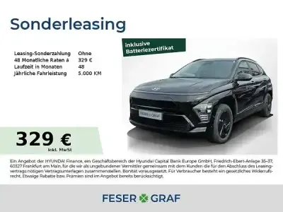 Neu Hyundai Kona Trend 150 kW (204 PS) 2026 Abyss black SUV