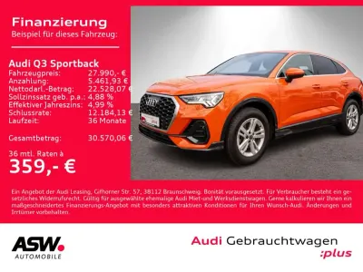 Brugt Audi Q3 150 HK (110 kW) 2021 Orange SUV