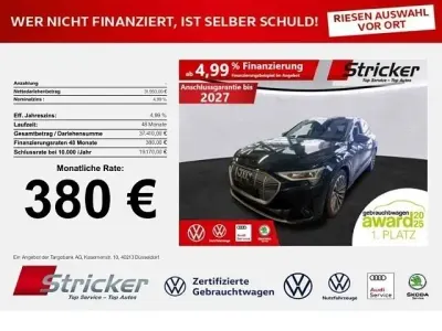 Gebraucht Audi e-tron Sportback Sport 300 kW (408 PS) 2022 Mythosschwarz metallic SUV