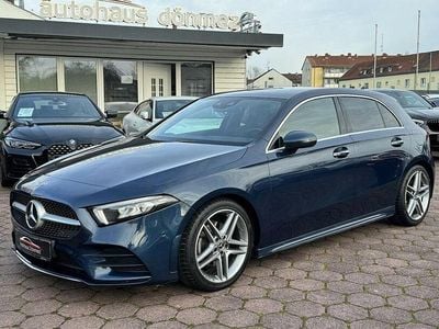 Gebraucht Mercedes A200 AMG line 163 PS (119 kW) 2021 Denimblau  metalliclack Limousine