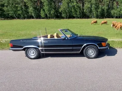 Gebraucht Mercedes SL450 160 PS (117 kW) 1980 Schwarz Cabrio