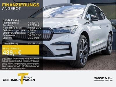 Gebraucht Skoda Enyaq iV RS 250 kW (340 PS) 2025 Weiß SUV