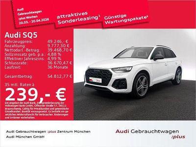 Gebraucht Audi SQ5 Design 341 PS (250 kW) 2022 Gletscherweiß metallic SUV
