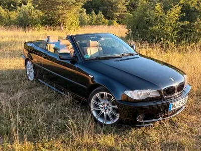 Gebraucht BMW 320 Cabriolet Sport Line 150 PS (110 kW) 2006 Schwarz Cabrio