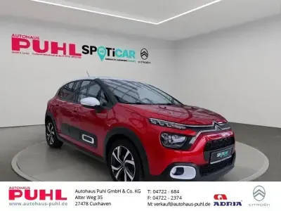 Gebraucht Citroën C3 Shine 110 PS (80 kW) 2021 Elixierrot/typ verkleidung a Kleinwagen