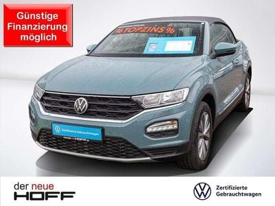 Usata VW T-Roc Cabriolet Style 110 CV (80 kW) 2021 Verde Cabrio