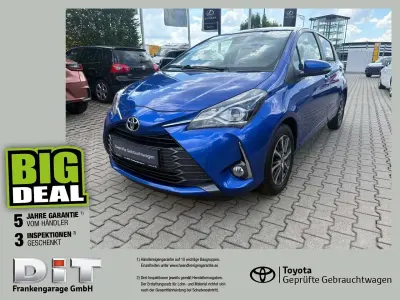 Gebraucht Toyota Yaris Club 111 PS (81 kW) 2019 Titanblau metallic Kleinwagen