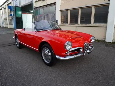 Gebraucht Alfa Romeo Giulia Spider Veloce 92 PS (67 kW) 1964 Rot Cabrio