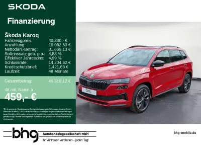 Gebraucht Skoda Karoq SportLine 190 PS (139 kW) 2026 Rot SUV