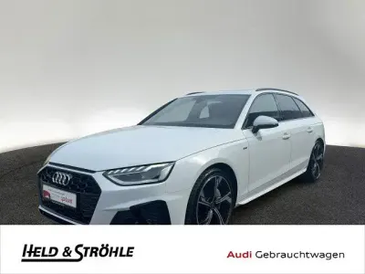 Gebraucht Audi A4 S-Line 204 PS (150 kW) 2024 2y gletscherweiß metallic Kombi