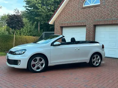 Gebraucht VW Golf Cabriolet GTI 211 PS (155 kW) 2014 Weiß Cabrio