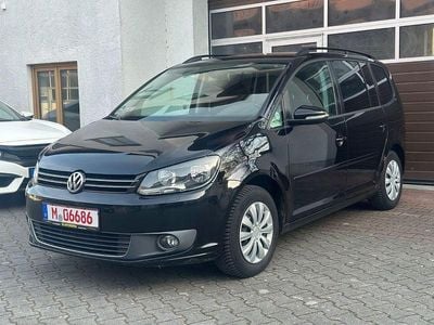 Gebraucht VW Touran Comfortline 105 PS (77 kW) 2011 Schwarz Van / Kleinbus