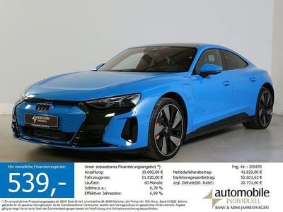 Blau Gebraucht 2022 Audi e-tron GT quattro Ambiente Limousine | 51.819 € (Superpreis)