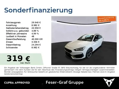 Second-hand Cupra Leon VZ 245 CP (180 kW) 2024 Alb Break