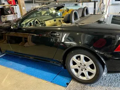 Gebraucht Mercedes SLK200 163 PS (119 kW) 2001 Schwarz Cabrio