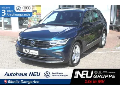 Gebraucht VW Tiguan Active 150 PS (110 kW) 2022 Blau SUV
