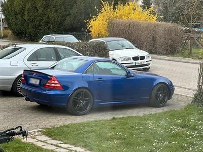 Usata Mercedes SLK230 197 CV (144 kW) 2000 Blu Cabrio
