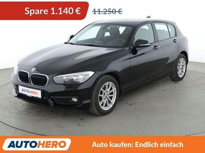Schwarz Gebraucht 2015 BMW 116 Advantage Kleinwagen | 10.110 € (Fairer Preis)