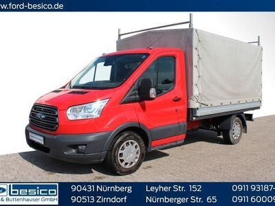 gebraucht Ford Transit Pritsche breit 350 L2*Automatik*Plane+Spriegel*Nav