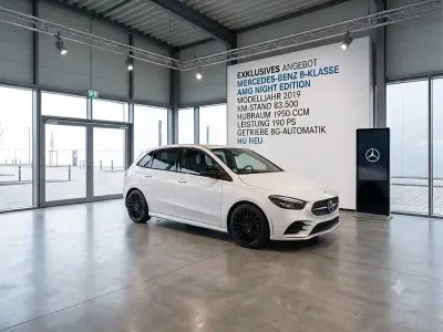 Gebraucht Mercedes B220 AMG line 190 PS (139 kW) 2019 Weiß Kleinwagen