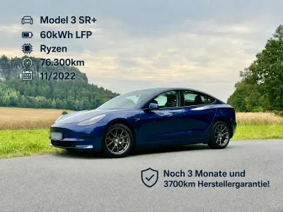 Gebraucht Tesla Model 3 Standard Range Plus 208 kW (283 PS) 2022 Blau Limousine
