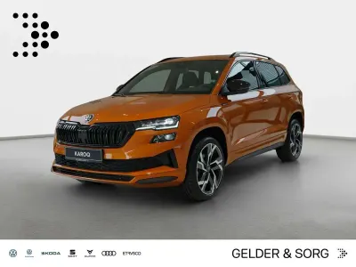 Neu Skoda Karoq SportLine 150 PS (110 kW) 2025 Phoenixorange metallic SUV
