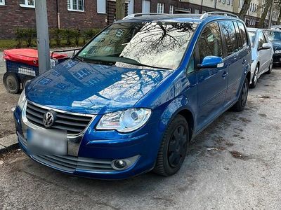 Gebraucht VW Touran Trendline 140 PS (102 kW) 2008 Blau Van / Kleinbus