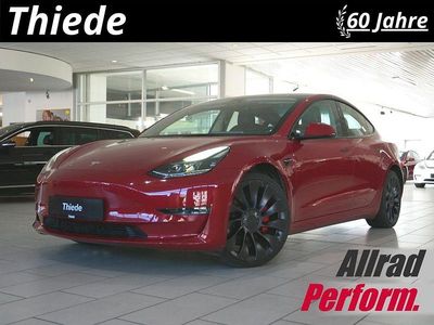 Second-hand Tesla Model 3 Performance 377 kW (513 CP) 2022 Roșu Berlinǎ